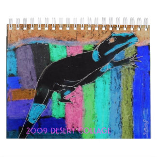Calendário COLAGEM de 2009 DESERTOS - personalizada