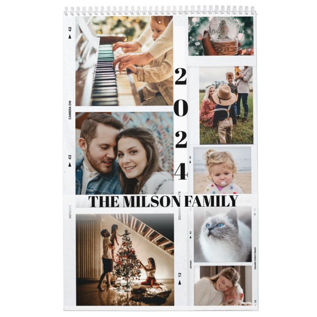 Calendário colagem de fotos (Capa)