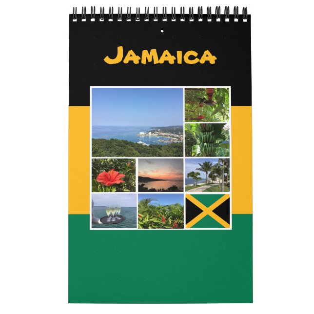 Calendário Colagem de Fotos da Jamaica (Capa)