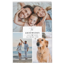 Colagem de Fotos de Família Personalizada Moderna 