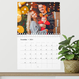 Calendário Colagem Moderna de Fotos Família 2026