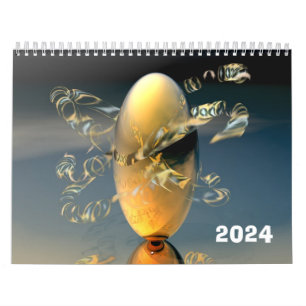 Calendário Coleção 3D 2024