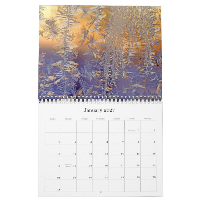 Calendário Coleção criativa das terras comuns (Jan 2027)
