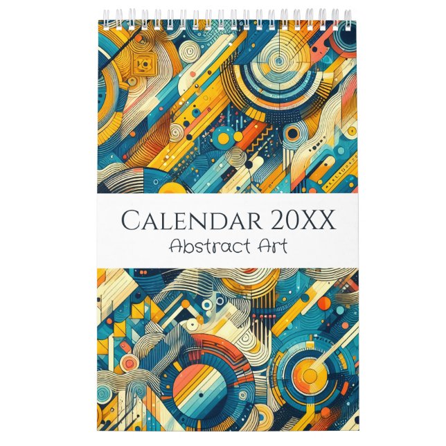 Calendário coleção de abstrato (Capa)