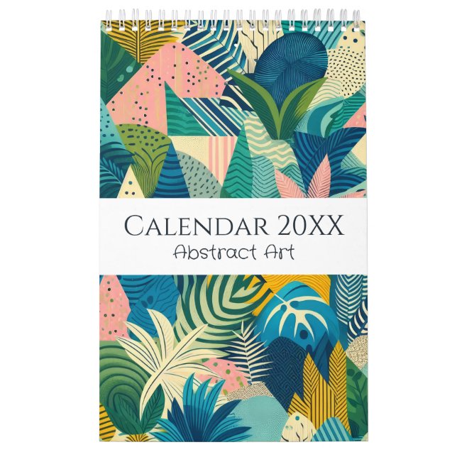 Calendário coleção de abstrato (Capa)