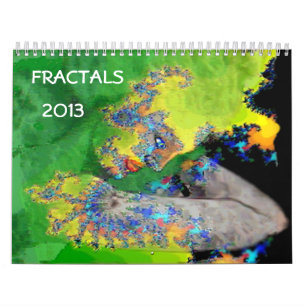 CALENDÁRIO COLEÇÃO DE ARTE FRACTAL DE 2017