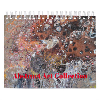 Calendário Coleção de Artes abstrato