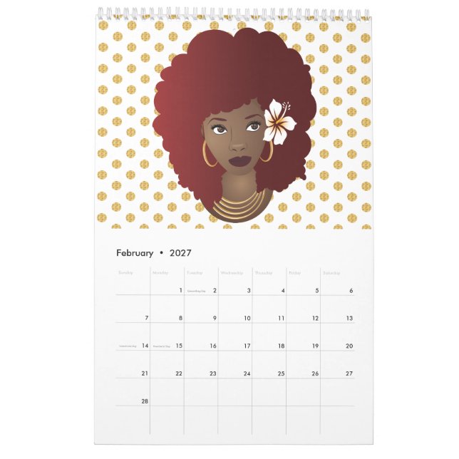 Calendário Coleção de Beleza Natural | BOLINHAS (Fev 2027)
