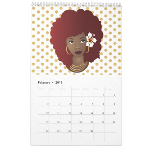 Calendário Coleção de Beleza Natural   BOLINHAS