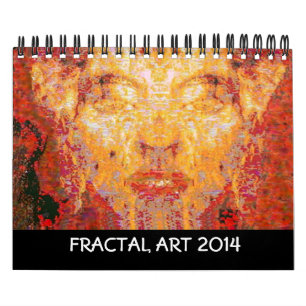 CALENDÁRIO COLEÇÃO FRACTAL DE ARTE DE 2014