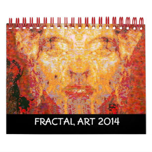 CALENDÁRIO COLEÇÃO FRACTAL DE ARTE DE 2014