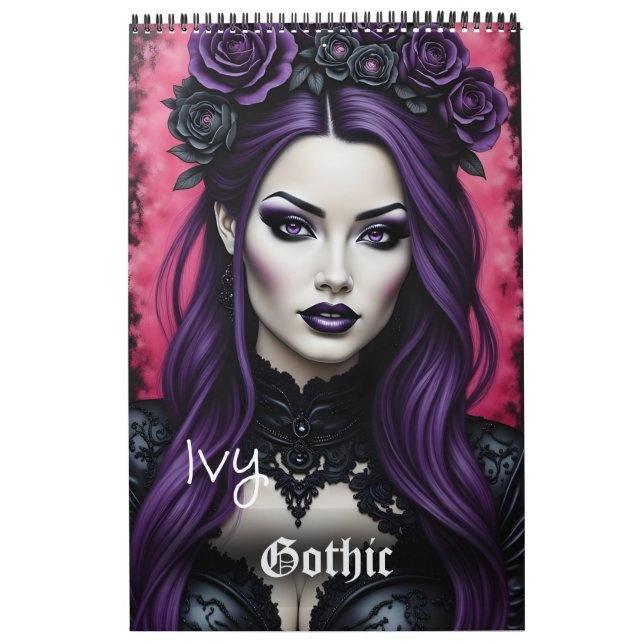 Calendário Coletivo de Arte Ivy Gothic Fashion (Capa)