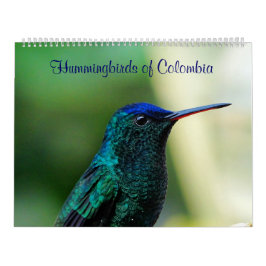 Calendário Colibris de Colômbia