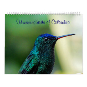 Calendário Colibris de Colômbia
