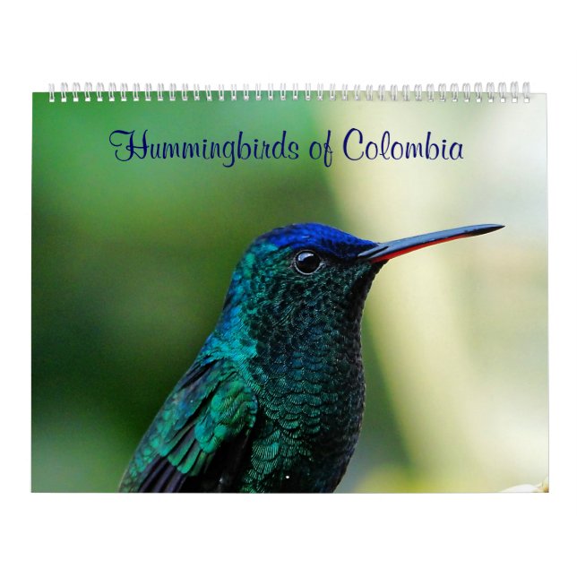 Calendário Colibris de Colômbia (Capa)