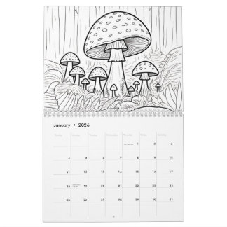 Calendário Color your own 