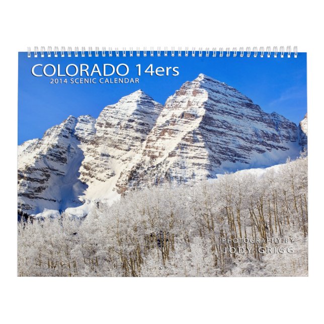 Calendário Colorado 14ers 2014 (Capa)