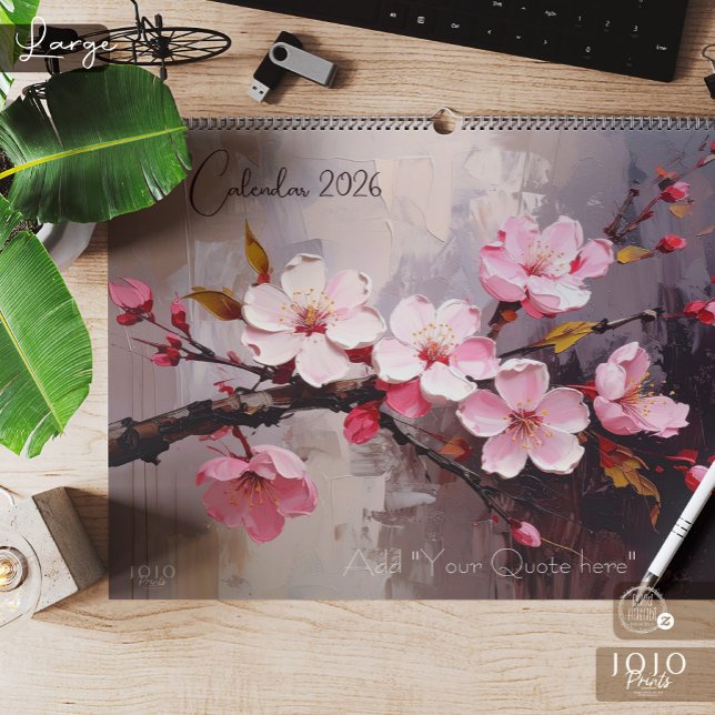 Calendário Colorful Impasto Art Calendar (Colorful Impasto Art Calendar_Large)