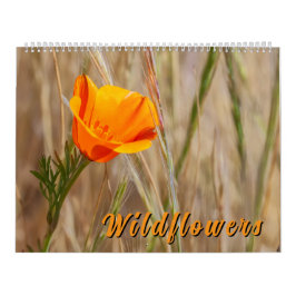 Calendário Colorful Wildflowers 