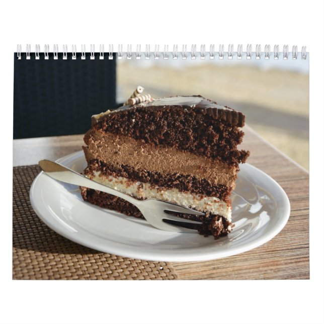 Calendário Colorido de Bolo Delicioso (Capa)