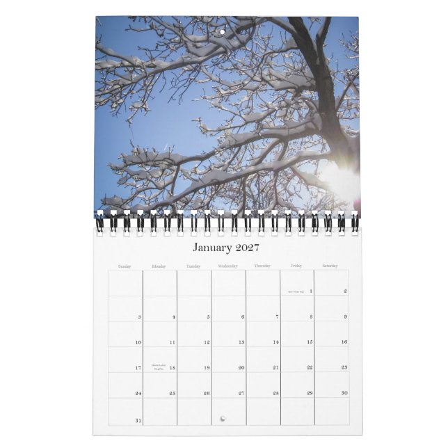 Calendário colorido de Colorado 2013 (Jan 2027)