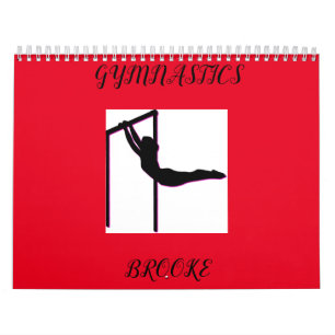 CALENDÁRIO COLORIDO DE GINÁSTICA PERSONALIZADO E
