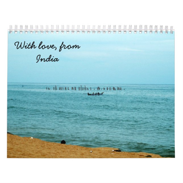 Calendário Com amor de India (Capa)