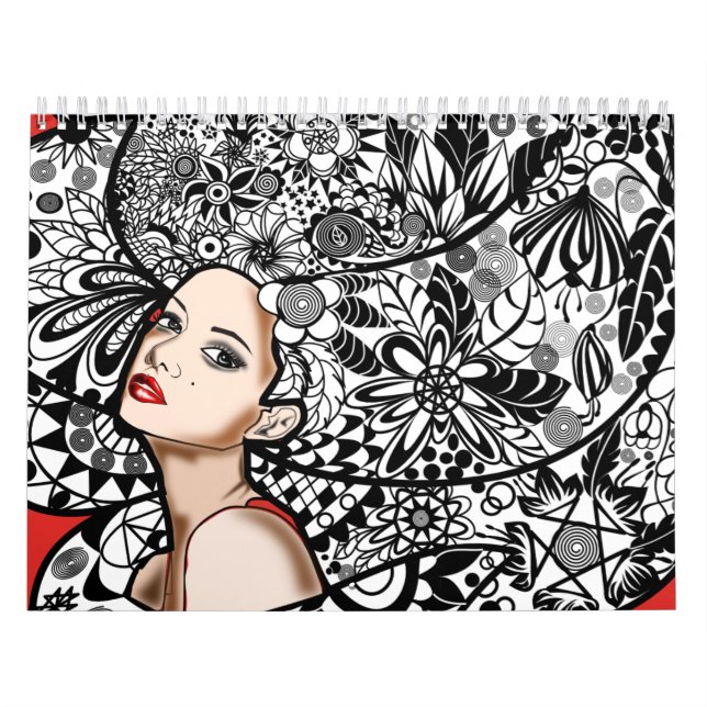 Calendário com Arte Pintada (Capa)