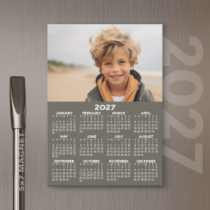 Calendário com Cartão Magnético de Ano de Foto - C