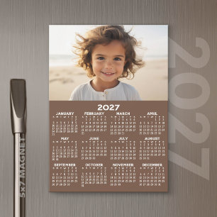 Calendário com Cartão Magnético de Ano de Foto - C