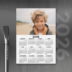 Calendário com Cartão Magnético de Visualização de