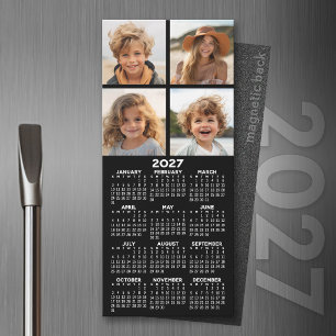 Calendário com Imã de geladeira de Colagem de Foto