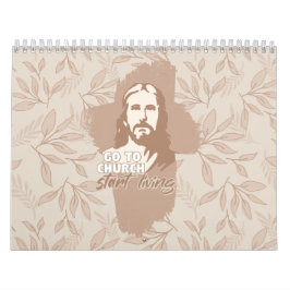 Calendário Com o Verso da Bíblia excelente para cada mês. cri