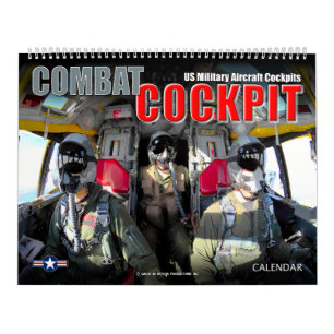 Calendário COMBAT COCKPIT - Aeronaves militares dos EUA