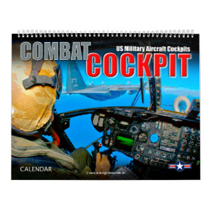 Calendário COMBAT COCKPIT - Aeronaves militares dos EUA