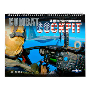Calendário COMBAT COCKPIT - Aeronaves militares dos EUA