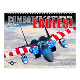 Calendário COMBAT EAGLES! - F-15 Eagle