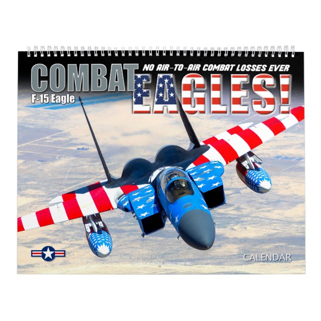 Calendário COMBAT EAGLES! - F-15 Eagle (Capa)