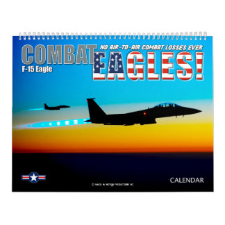 Calendário COMBAT EAGLES! - F-15 Eagle
