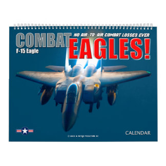 Calendário COMBAT EAGLES! - F-15 Eagle