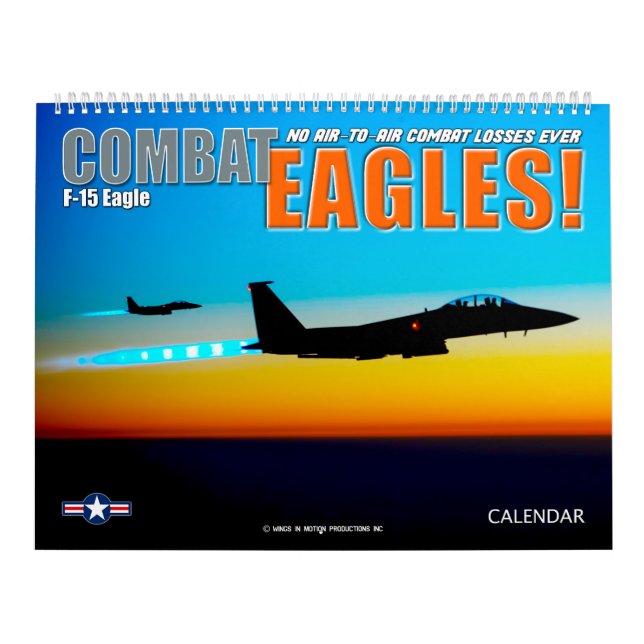 Calendário COMBAT EAGLES! - F-15 Eagle (Capa)