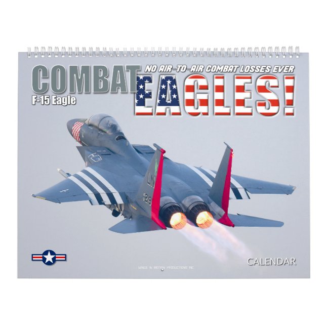 Calendário COMBAT EAGLES! - F-15 Eagle (Capa)