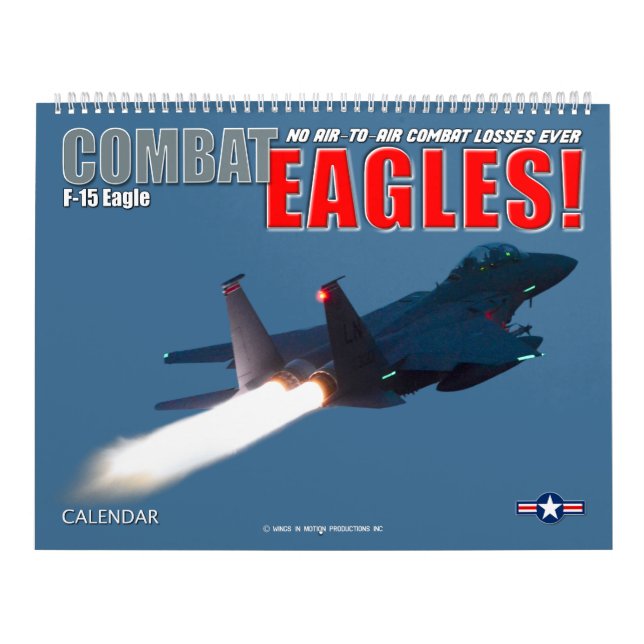 Calendário COMBAT EAGLES! - F-15 Eagle (Capa)