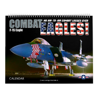 Calendário COMBAT EAGLES! - F-15 Eagle