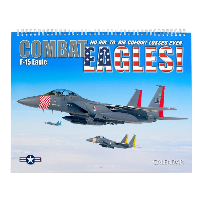 Calendário COMBAT EAGLES! - F-15 Eagle (Capa)