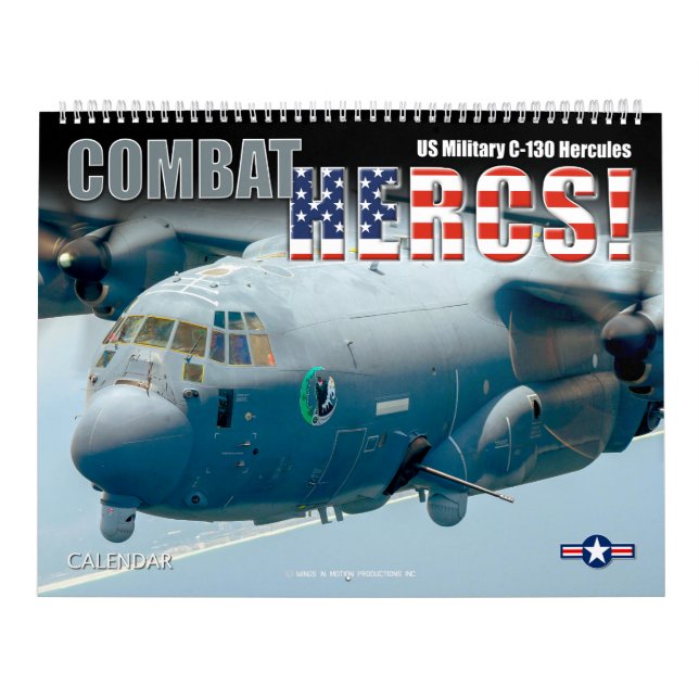 Calendário COMBAT HERCS! - US Military C-130 Hercules (Capa)