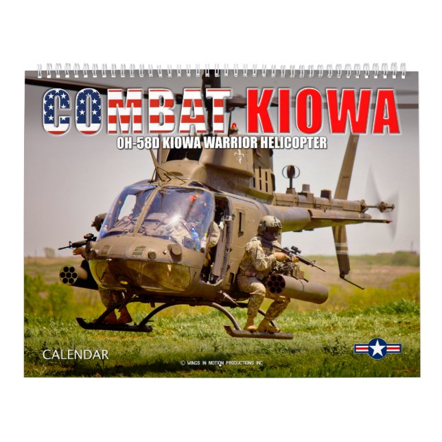 CALENDÁRIO COMBAT KIOWA - OH-58D KIOWA WARRIOR (Capa)
