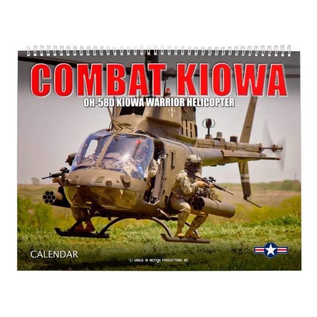 CALENDÁRIO COMBAT KIOWA - OH-58D KIOWA WARRIOR (Capa)