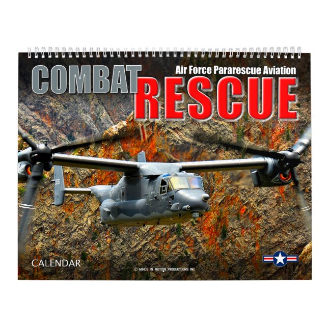 Calendário COMBAT RESCUE - Aviação Pararesgate (Capa)