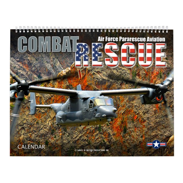 Calendário COMBAT RESCUE - Aviação Pararesgate (Capa)